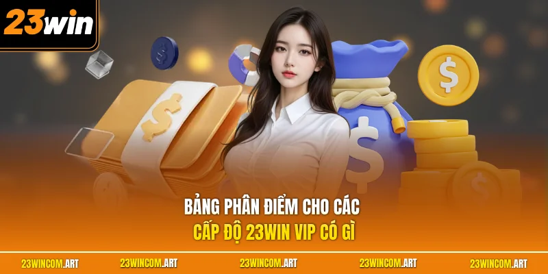 Bảng phân điểm cho các cấp độ 23WIN VIP có gì 
