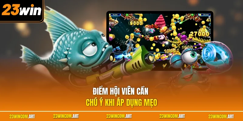 Điểm hội viên cần chú ý khi áp dụng mẹo