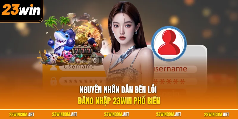 Lỗi Đăng Nhập 23WIN - 3 Cách Khắc Phục An Toàn Chi Tiết 1 Nguyên nhân dẫn đến lỗi đăng nhập 23WIN phổ biến